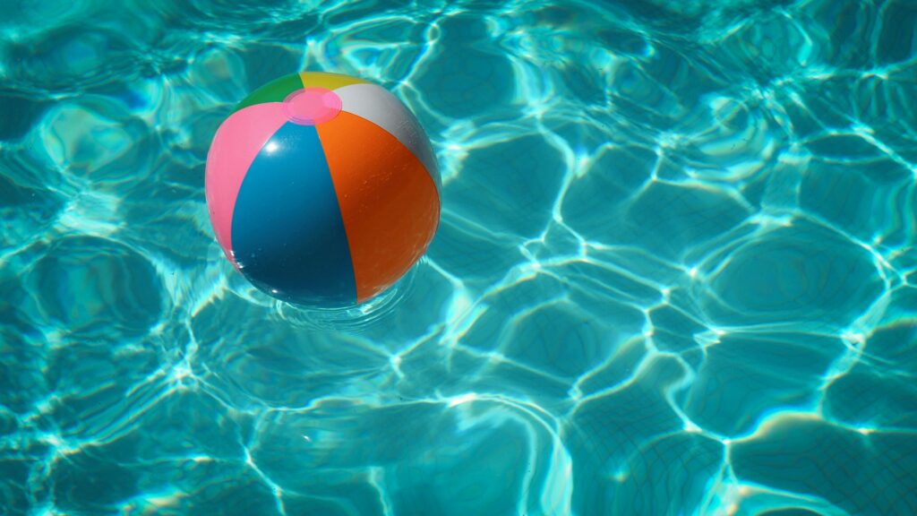 pool with ball